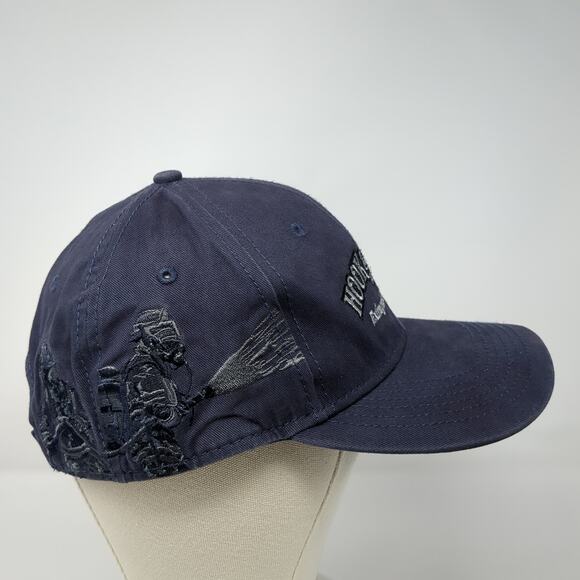 Hook & Ladder Pizza Co Strapback Baseball Cap Blue One Size Adjustable Dri-Duck - Picture 5 of 9